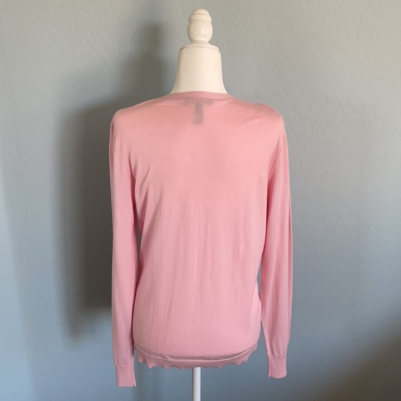 Ralph Lauren Long Sleeve Cardigan Pink Sz. XL - Picture 2 of 4